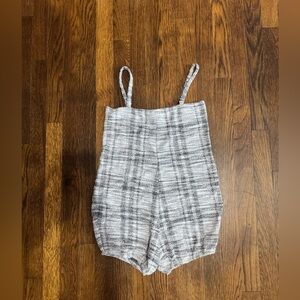 Rubia Wear Size Small White & Black Romper Cover Up